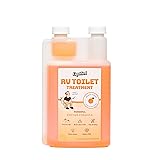 Liquified RV toilet treatment for black tank odor control and waste breakdown