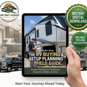 Our Way Ahead RV Buying and Setup Planning Field Guide digital download